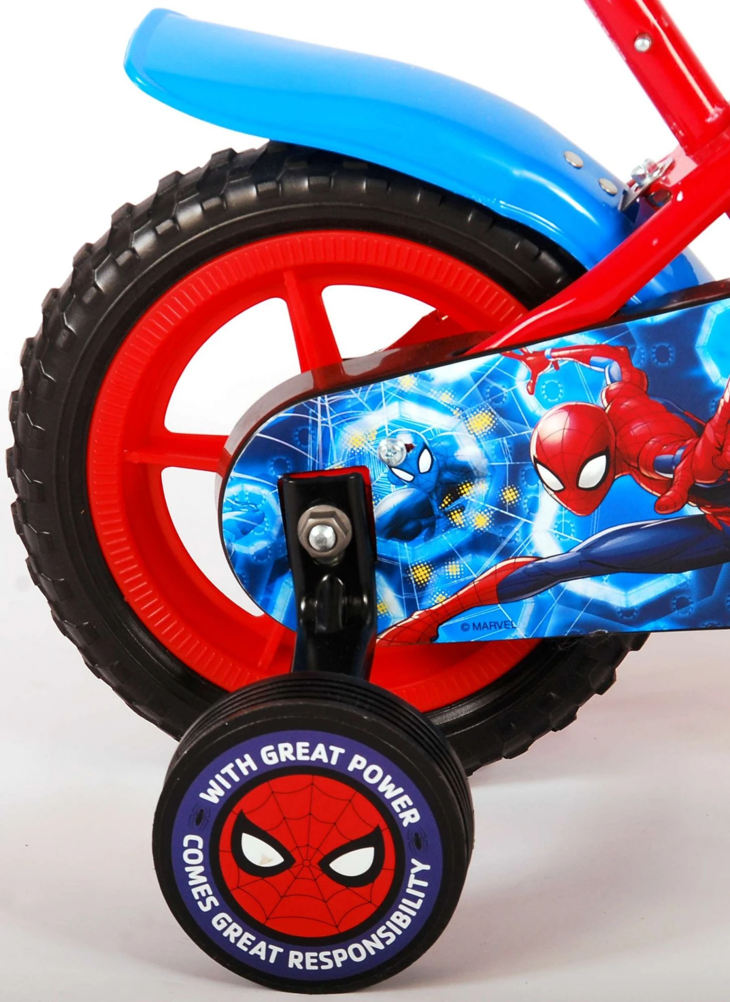 Marvel Spider-Man 10 Inch Boys Fixed Gear Red/Blue 7 Marvel Spider-Man 10 Inch Boys Fixed Gear Red/Blue - Image 7